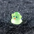 Cute luminous green ghost figurine for DIY micro landscape decorations 1.5cm x 1.6cm - Lemon Yellow Ghost (C3801) / Lemon Yellow