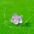 Miniature de dinosaure à paillettes violettes pour décoration de jardin féerique - Style Dinosaure (1#) / Résine Pailletée / Dinosaure Violet