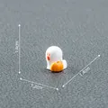 Miniatura de fantasma de Halloween con una calabaza para proyectos de decoración DIY - 1.4x1.2x1.4cm