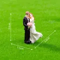 Figurine de couple de mariés miniature pour décoration DIY 5cm - Figurines de couple / Couple Rose Rose