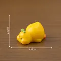 Mini yellow duckling memo clip figurine for desktop DIY decoration, 4cm x 2.3cm - 2.3x4.0cm / Duck