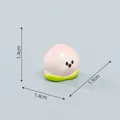 Figura de melocotón en miniatura rosa para decoración de micro paisajes y de mesa - Melocotón
