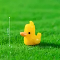 Miniature yellow duck figurine for micro landscape gardening DIY, 2.1cm x 2cm size. - 2.1x2cm / Yellow Duck