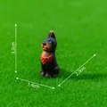Detailed miniature dog figurine for micro landscape garden DIY decor and crafts - Doberman Style 2 / Doberman