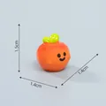Figura miniatura de fruta naranja linda para decoración DIY, tamaño 1,5 cm x 1,4 cm - Manzana