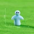 Statuetta umanoide blu chiaro minimalista per decorazione da giardino micro-paesaggio - Blu