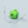 Lindo amuleto de sandía en miniatura de 1,5 cm para decoración de micropaisajes DIY - Sandía