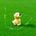 Miniature golden retriever puppy figurine for micro landscape gardening, 2.4cm height - 4# Golden Retriever / Golden Retriever