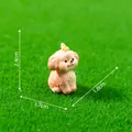Miniatura di cucciolo per paesaggi da giardino fai da te, altezza 2,4 cm - Shih Tzu