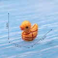 Figurita pato naranja textura baloncesto para decoración DIY, tamaño 1,8 cm alto - 5# Pato de Baloncesto