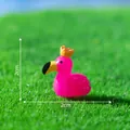 Small pink flamingo figurine for micro landscape garden decor DIY, 2x2cm size display - 2# Flamingo (Crown)