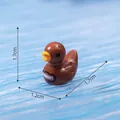 Pequeña figura de pato de fútbol de resina para decoración de jardín DIY, 1,7 cm - 6# Pato de Rugby