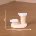 Miniature resin cat tree dollhouse accessory, 4.3x3cm cute DIY micro landscape decor - 4# Double Pillar Cat Tree / 3x4.3cm