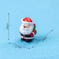 Figurine miniature détaillée du Père Noël avec dimensions pour décor micro-paysage DIY - Père Noël avec Sac à Cadeaux / 5# Père Noël Cadeau