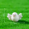 Figurine d'oiseau miniature pour micro-paysages et jardinage DIY, taille 2,8 cm x 1,8 cm. - Oiseau Forme 10