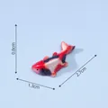 Detailed miniature multi-colored koi fish figurine for DIY aquarium landscape decor - Koi Series / 4# Tricolor