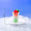 Miniature rainbow ice cream cup toy for DIY micro landscape ornaments, 3.7cm height - Style 4 Ice Cream Cup / 3.7x1.8cm