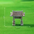 Miniature stone-style archway for micro landscape DIY gardening decor, size 5cm x 4.6cm. - 1# Stone Gate