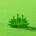 Realistic miniature green bamboo figurine for fairy garden DIY landscaping and terrariums - 2# Bamboo Fence