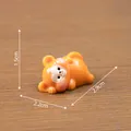 Carina miniatura di scimmia arancione per decorazioni fai-da-te da scrivania - Scimmia