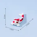 Miniature koi fish figurine DIY pond decoration for micro-landscape aquarium setups - Koi Series / 9# Red Spotted