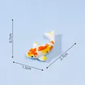 Miniature multi-colored koi fish figurine (2.7cm) for micro-landscape DIY - Koi Series / 10# Orange Yellow Spotted