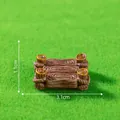 Miniature resin wooden bridge ornament for DIY terrarium garden decor 3.1cm size - 6# Short Bridge