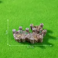 Detailed miniature stone and wood bridge figurine for fairy garden micro landscape decor - 7# Stone Bridge