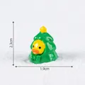 Niedliche Weihnachts-Enten-Miniatur im Baumkostüm, 2,3 cm Höhe für DIY-Mikrolandschaft - 7# Weihnachtsbaum Ente