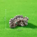 Detailed miniature stone fence for DIY micro landscape and fairy garden decoration - 8# Curved Steps