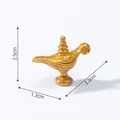 Miniature de lampe magique dorée en résine pour maison de poupée DIY décoration - Mini Lampe Magique (1# Vaisselle)