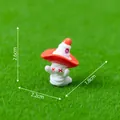 Figurine miniature de champignon fantôme momie Halloween pour jardin féerique - Champignon Momie (4#)