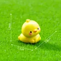 Miniature cute yellow duck figurine for micro landscape DIY garden decor, 2cm size. - 1.9x1.7x2.0cm / 1# Sheepish
