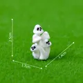 Figurine miniature champignon fantôme Halloween pour décor de micro paysage DIY jardin - Amas de Champignons Fantômes (7#)