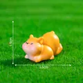 Cute chubby squirrel miniature figurine for fairy garden DIY landscape decoration decor - Crawling Style / 1.9cmx3.6cm