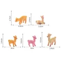 Juego de figuritas de alpaca en miniatura con dimensiones precisas para decoración de paisajes - Nuevo Estilo de Alpaca / 1 Pieza (Azar entre 5 Estilos)