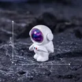Mini white astronaut figurine with galaxy visor for space theme DIY micro landscaping - Small Astronaut (3.2x2.1cm) / 4# Walking
