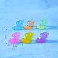 Luminous resin miniature hermit crab figurines for DIY aquarium and landscape decor - Hermit Crab Large (Random) / 1 Piece