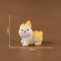 Miniature cute chubby Corgi figurine for DIY dollhouse and micro landscape decoration - Nuzzling Style / 4# Nuzzling