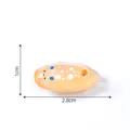 Figurine de lièvre de mer lumineuse en résine pour aquarium et micro paysage - Lapin De Mer Lumineux / Orange Blanc