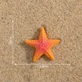 Figurine d'étoile de mer réaliste en résine pour aquarium et micro-paysage marin. - Style 4 Étoile de mer dégradé / 1 Pièce