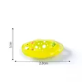 Figurine de limace de mer lumineuse en résine jaune pour décor d'aquarium 2,8cm - Lapin De Mer Lumineux / Jaune Vert