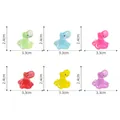 6pcs colorful mini luminous octopus figurines for DIY fish tank decoration 3.3x2.4cm - Luminous Octopus