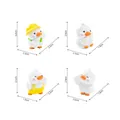 Cute miniature duck figurines set for micro landscape gardening with dimensions in cm - Single Piece Price / Little White Duck Collection