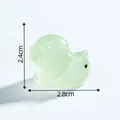 Figurine escargot lumineux miniature 2,4x2,8cm pour décor micro paysage DIY - Escargot / Vert