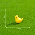 Mini geel kuiken figuurtje voor DIY micro landschap decor, maat 1.8x1.6cm - Geel Kuiken