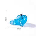 Miniature blue luminous mudskipper figurine for micro-landscapes, size 2.8x1.6cm - 2.8x1.6cm / Blue