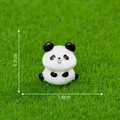 Cute miniature panda figurine for micro landscape gardening and DIY desk decoration - Zhu Dun Dun (2#)