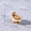 Detailed miniature resin baby figurine for dollhouse DIY micro landscape decor 2.2x1.8cm - 6# Baby Jesus
