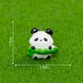 Cute detailed miniature panda figurine for micro landscapes, size 1.7cm by 1.9cm - Ye Xiao Guai (3#)